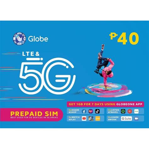 globe prepaid sim.